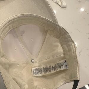 Zara Cream Cap with Black Detail